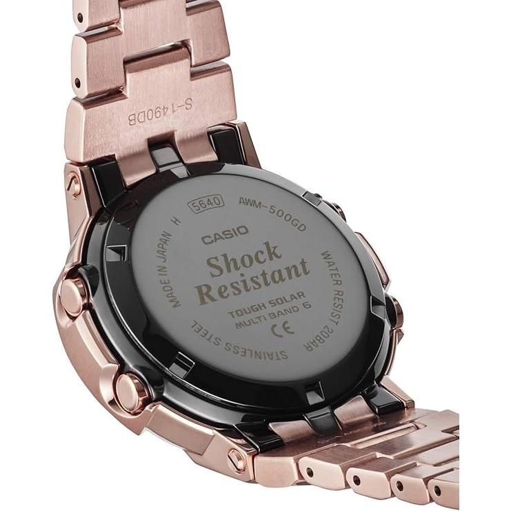 G-SHOCK(ジーショック)フルメタル メンズ ローズゴールドIP 電波