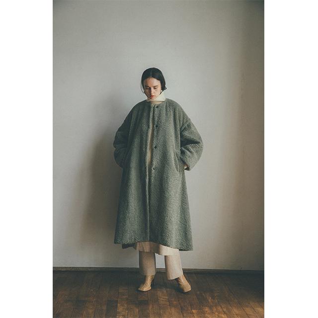 クラネ CLANE フレア ファー コート FLARE FUR COAT 【2020 新作】 :0a