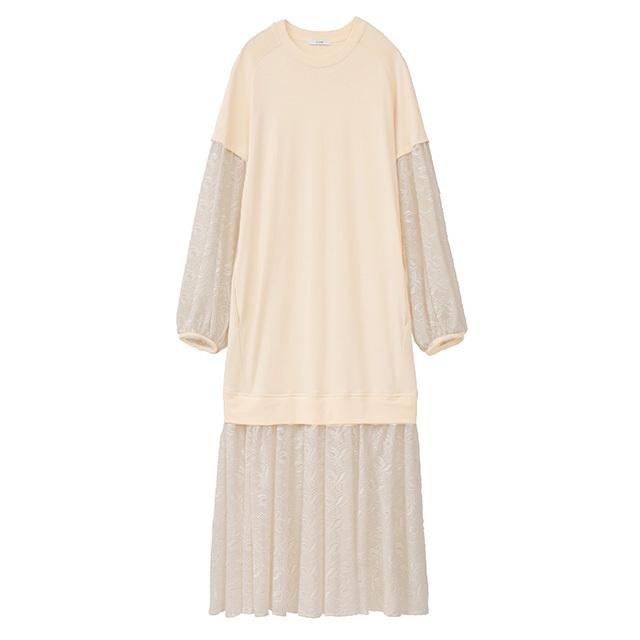 クラネ Clane フラワー レース ミックス ワンピース Flower Lace Mix One Piece 21 新作 1s Cn L Op 003 Store Volk 通販 Yahoo ショッピング