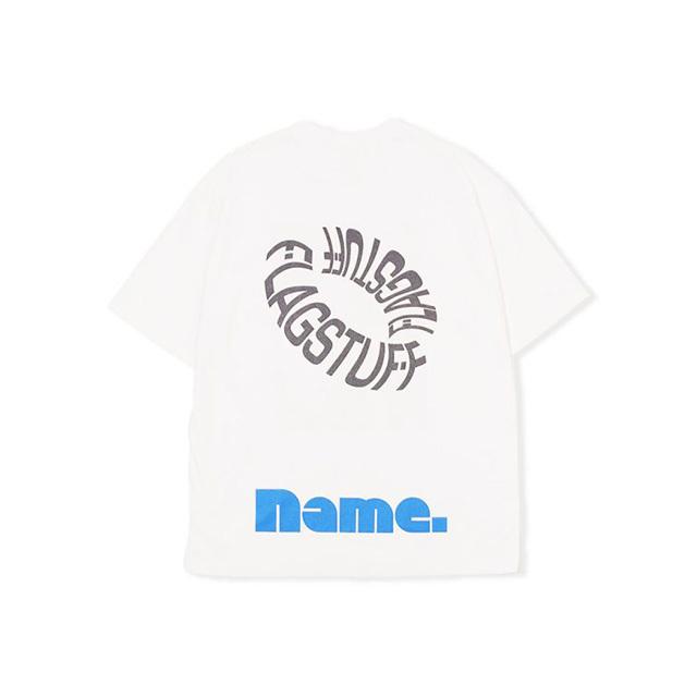 Name. ネーム ハーフスリーブTシャツ F-LAGSTUF-F x Name. HALF SLEEVE TEE 2021 新作 Name. ネーム ハーフスリーブTシャツ F-LAGSTUF-F x Name. HALF SLEEVE