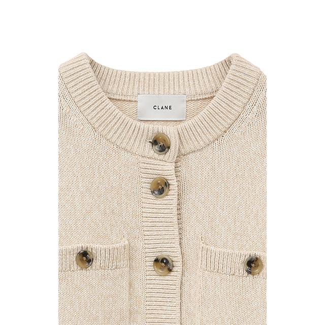 CLANE クラネ ハーフスリーブ ニット トップス & パンツ セット CLANE クラネ ハーフスリーブ ニット トップス & パンツ セット