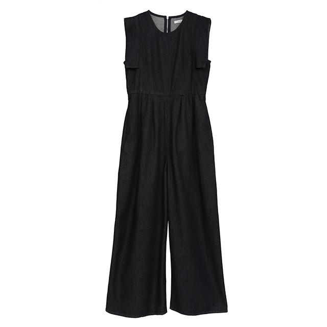 新品タグ付き　CLANE スクエアスリーブデニムオールインワン 8月8日(金)発売アイテムのご紹介。スクエアスリーブを取り入れた