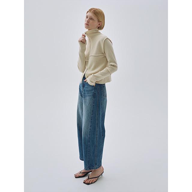 【試着のみ】クレドナ/WIDE BEETLE DENIM PANTS CREDONA クレドナ ワイド ビートル デニム パンツ WIDE BEETLE