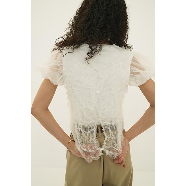 CLANE クラネ チュール レイヤード トップス TULLE VEST LAYERED CLANE クラネ チュール レイヤード トップス TULLE VEST LAYERED