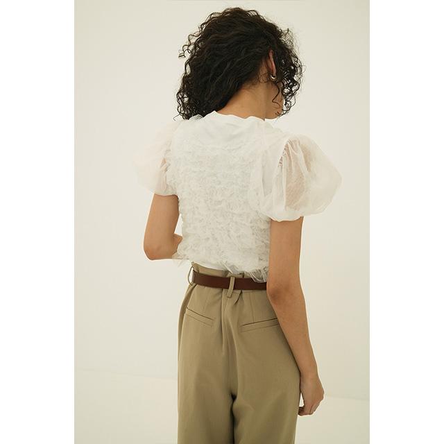 CLANE クラネ チュール レイヤード トップス TULLE VEST LAYERED CLANE クラネ チュール レイヤード トップス TULLE VEST LAYERED