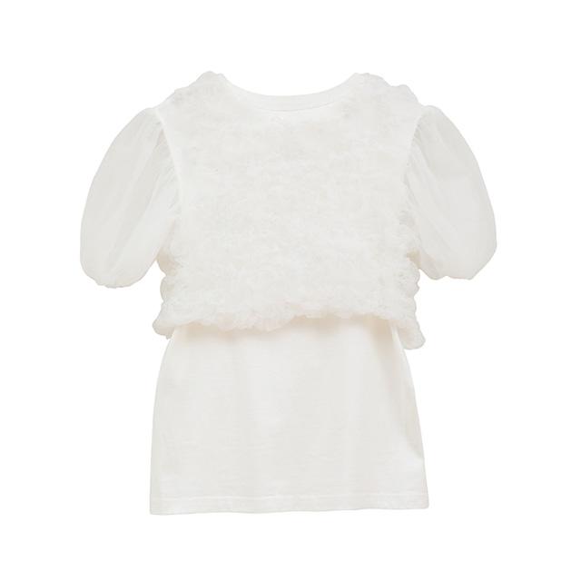 CLANE クラネ チュール レイヤード トップス TULLE VEST LAYERED CLANE クラネ チュール レイヤード トップス TULLE VEST LAYERED