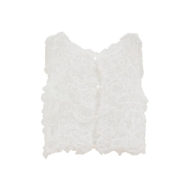 CLANE クラネ チュール レイヤード トップス TULLE VEST LAYERED CLANE クラネ チュール レイヤード トップス TULLE VEST LAYERED