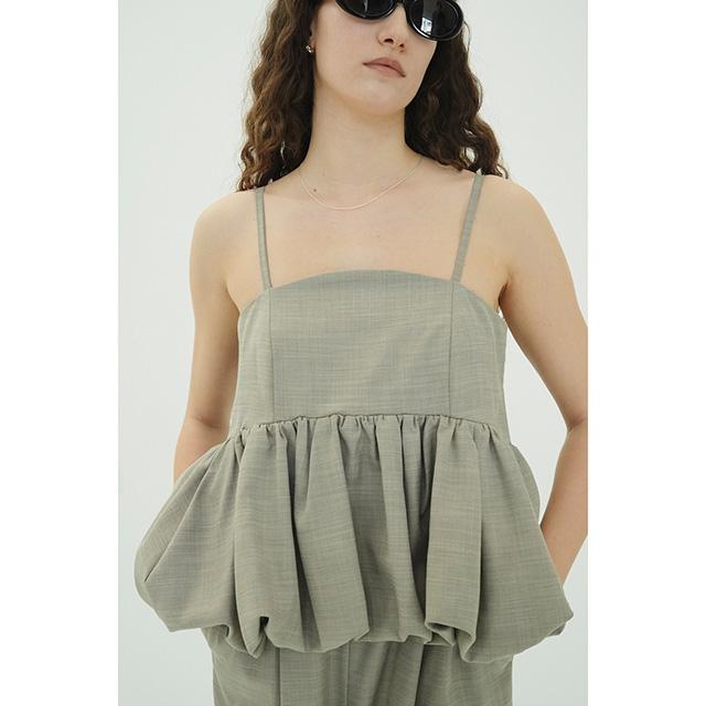 クラネ CLANE ペプラム レイヤード オールインワン PEPLUM LAYERED ALL 