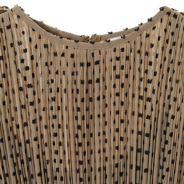 クラネ Clane ドット ジャガード プリーツ ワンピース Dot Jacquard Pleat One Piece 新作 Cn L Op 061 Store Volk 通販 Yahoo ショッピング