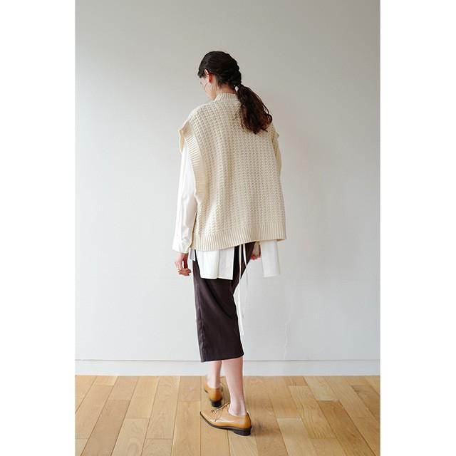 クラネ CLANE ケーブルニット ベスト CABLE KNIT VEST ニットベスト
