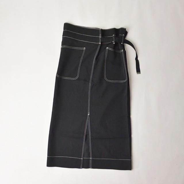 EFILEVOL エフィレボル スカート イージースカート Easy Skirt レディース ロングスカート マキシスカート ボトムス ひざ丈スカート ステッチ｜storevolk｜05