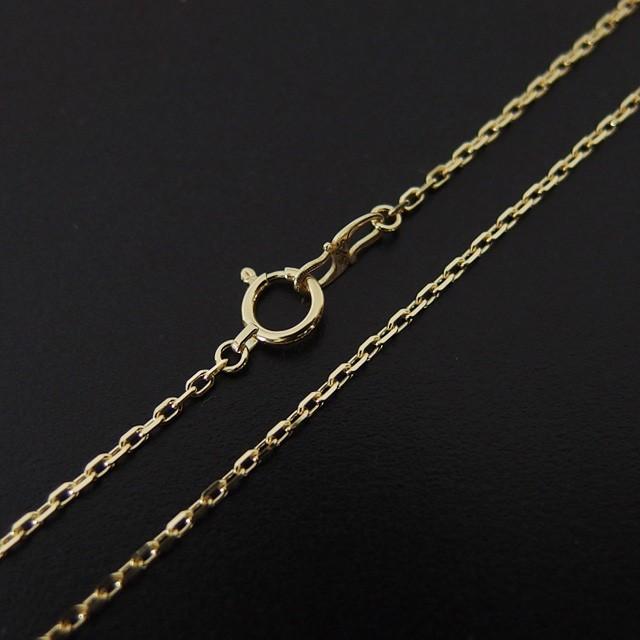 シンパシーオブソウル ゴールド スクエアチェーン 45cm K18Gold 0.42 Square Chain メンズ レディース ユニセックス sympathy of soul｜storevolk｜02