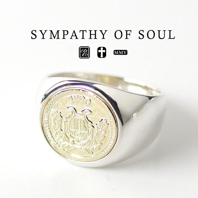 クーポン配布中 交換無料 シンパシーオブソウル クラシック コインリング シルバー Sympathy Of Soul Classic Coin Ring Silver K18 最終値下げ Www Skylanceronline Com