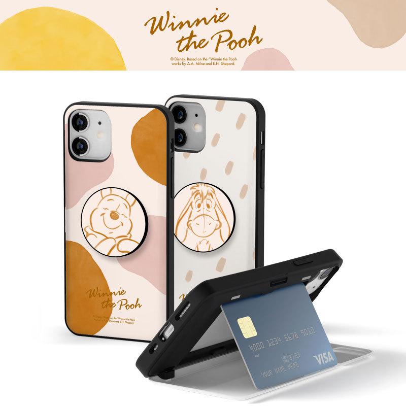 iPhone14/14Plus/14Pro/14ProMax iphone iPhoneケース セット リング キャラクター プーさん ディズニー  カード スマホスタンド ミラーカード プリント :P0000ISQ:Hanholic.Japanヤフー店 - 通販 - Yahoo!ショッピング