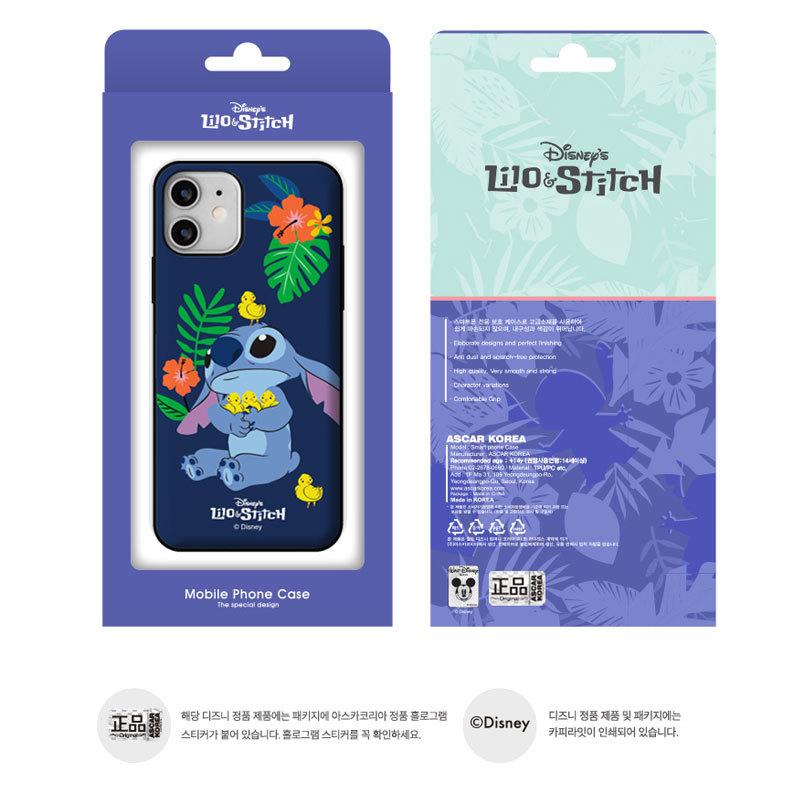 Disney ディズニー STITCH ミラー スリム カード ケース iPhone15/15Plus/15Pro/15ProMax スティッチ キャラクター カワイイ フラワー プリント｜storinus｜17