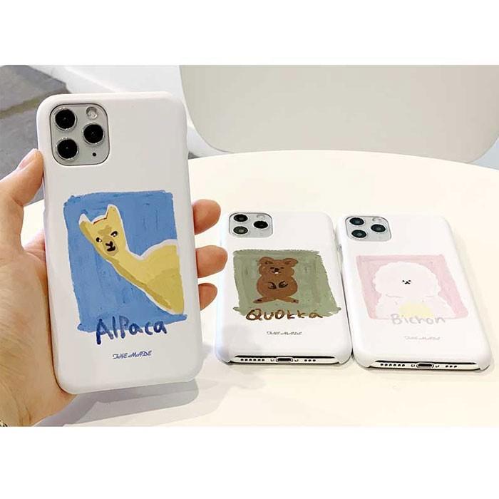 Iphone用ケース アンドロイド用ケース ハードケース おしゃれ かわいい イラスト アート クレヨン 動物 アニマル アルパカ コアラ 犬 ビション フリーゼ Sti 101 Hanholic Japanヤフー店 通販 Yahoo ショッピング