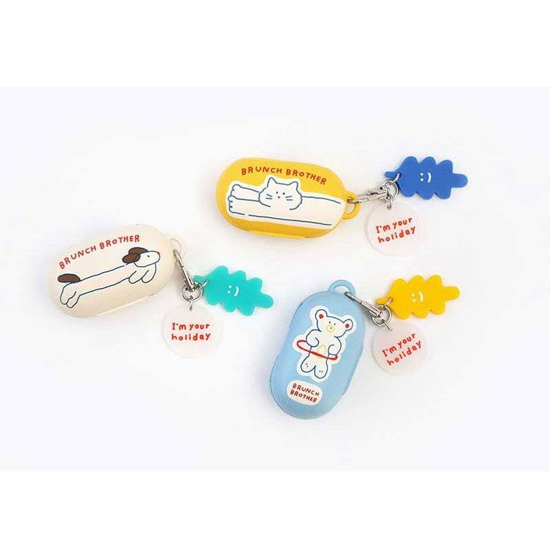 ギャラクシーバズ Galaxy Buds イヤホンケース Brunch Brother ブランチブラザー イラスト 手描き風 おしゃれ アニマル 動物 猫 うさぎ 韓国 Sti 1 Hanholic Japanヤフー店 通販 Yahoo ショッピング