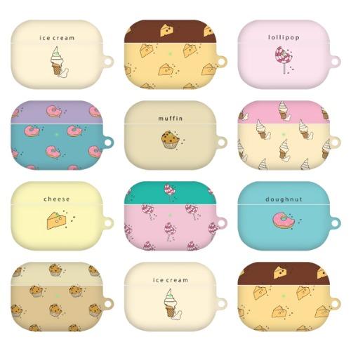 Airpodsproケース イヤホンケース エアーポッズプロ Pc ハードケース 韓国 韓流 雑貨 イラスト ほっこり 手描き ソフトクリーム ドーナツ Sti 155 Hanholic Japanヤフー店 通販 Yahoo ショッピング