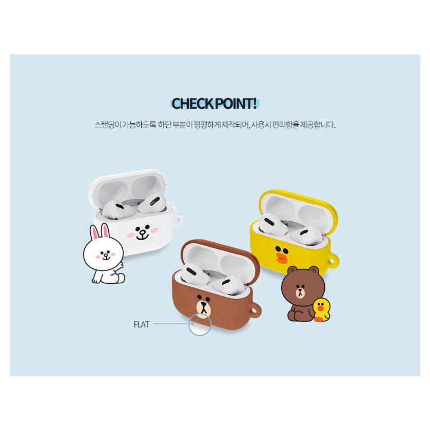 Airpodsproケース イヤホンケース エアーポッズプロ Pc ハードケース Linefriends ラインフレンズ ブラウン コニー サリー Sti 1 Hanholic Japanヤフー店 通販 Yahoo ショッピング