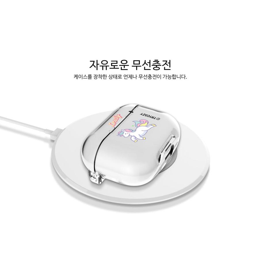 Airpodsproケース イヤホンケース エアーポッズプロ クリア 透明 Pc ハードケース 韓国 イラスト 夢カワイイ ユニコーン パステル 手描き 英字 メッセージ Sti 303 Hanholic Japanヤフー店 通販 Yahoo ショッピング