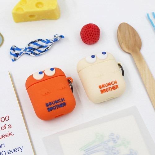 Airpodsケース イヤホンケース Brunch Brother Airpods エアポッズ ブランチブラザー シリコン カワイイ ゴースト お化け 韓国 韓流 商品