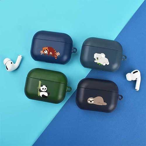 Airpodsproケース イヤホンケース エアーポッズプロ ハードケース ワイヤレスイヤホン カバー アニマル ワンポイント コアラ キリン はりねずみ パンダ Sti 325 Hanholic Japanヤフー店 通販 Yahoo ショッピング