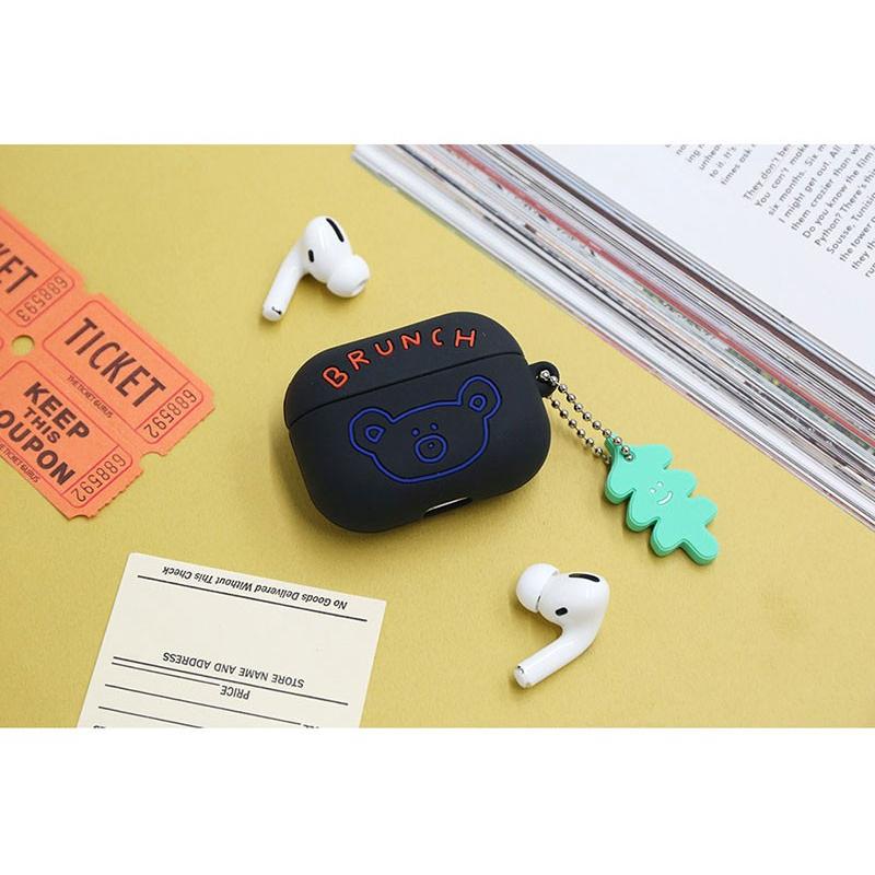 Airpodsproケース エアーポッズプロ イヤホンケース Brunch Brother くま イラスト チャーム付 おしゃれ マスコット えあーぽっず Sti 39 Hanholic Japanヤフー店 通販 Yahoo ショッピング