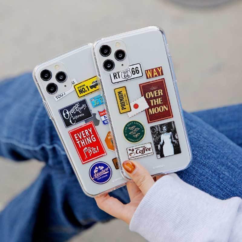Iphone13 13pro Mini Promax Iphone Iphoneケース Galaxy ギャラクシー クリア レトロ バッチ バッジ コラージュ ステッカー メッセージ P0000evy Sti 507 Hanholic Japanヤフー店 通販 Yahoo ショッピング