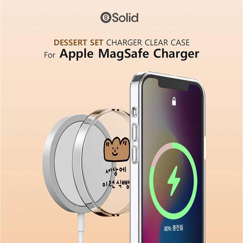 ワイヤレス充電器 カバー Apple Magsafe Charger 充電器 ケース キャラクター 可愛い 韓国雑貨 ハングル メッセージ 手描き ユニーク パン フード Sti 615 Hanholic Japanヤフー店 通販 Yahoo ショッピング