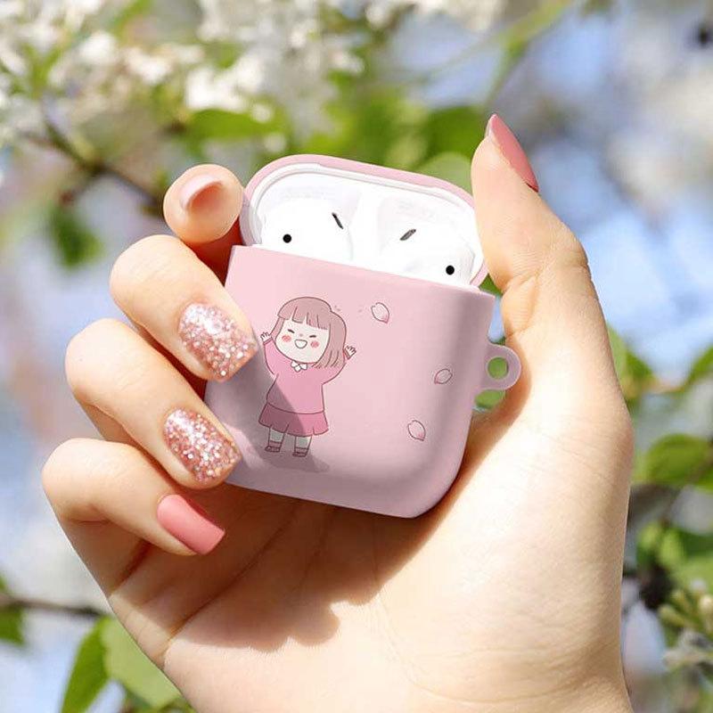 Airpodspro Airpods エアーポッズプロ イヤホンカバー ハードケース 桜 チェリーブロッサム ピンク 春 イラスト ガーリー カップル ほっこり カワイイ Sti 8 Hanholic Japanヤフー店 通販 Yahoo ショッピング