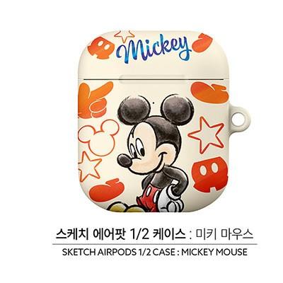 ディズニー Disney ミッキー ミニー オトナ女子 お洒落 スティッチ プーさん Airpods エアポッズ イヤホンケース スケッチ イラスト 手描き風 シンプル Zoom Disney Airpods Hanholic Japanヤフー店 通販 Yahoo ショッピング