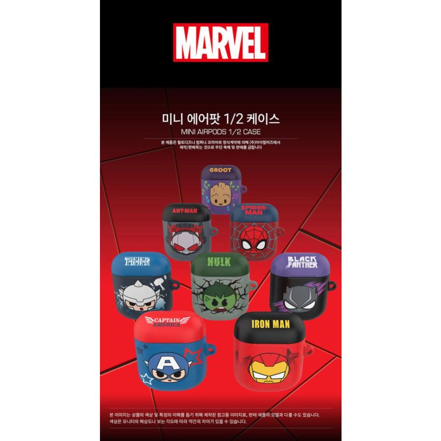 スパイダーマン Marvel マーベル Airpods エアポッズ イヤホンケース イラスト アメコミ ヒーロー カバー 薄型軽量 キーリング ストラップ Zoom Mar Airpods Hanholic Japanヤフー店 通販 Yahoo ショッピング