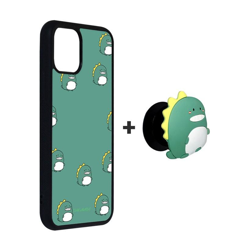 2点セット スマホリング イラスト 恐竜 ダイナソー 怪獣 カップル 癒し系 動物 アニマル カワイイ 韓国 韓流 お洒落 シンプル ユニーク メタル アルミ スタンド Zoom Set Din Alm 01 Hanholic Japanヤフー店 通販 Yahoo ショッピング