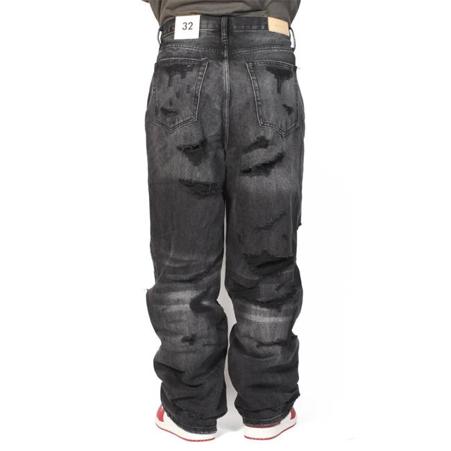 mnml パンツ ミニマル Ultra Baggy Distressed Denim Vintage