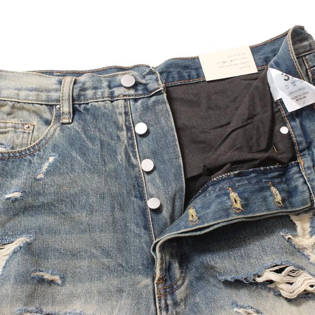 パンツ mnml mnml] M588 Snap Slim Denim Black (28～38インチ) - DOPE TOKYO