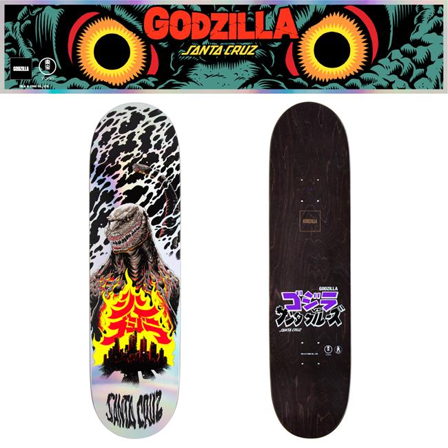SANTA CRUZ スケートボード Santa Cruz x Godzilla サンタ SANTA CRUZ スケートボード Santa Cruz x Godzilla サンタ