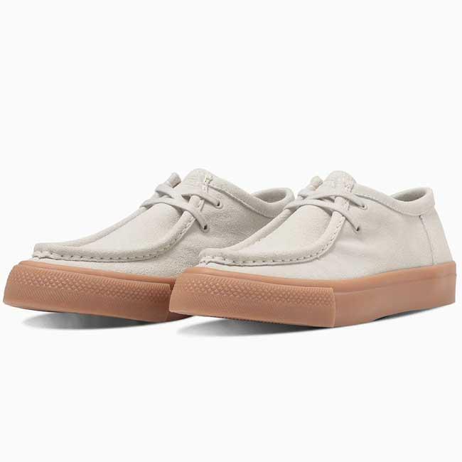 スニーカー CONVERSE コンバース CS MOCCASIN SK OX SKATEBOARD SHOES White/Gum スケボー シューズ スケートボード｜stormy-japan｜02