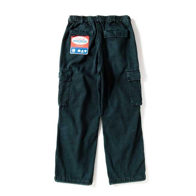 パンツ Original Workwear Chemical Wash Denim Cargo PANT Green オリジナルワークウエア ケミカルウォッシュ デニムカーゴパンツ ボトムス｜stormy-japan｜04