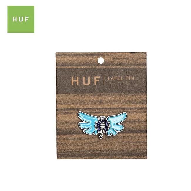 HUF SLAP BUTTERFLY PIN BLUE ハフ ピンバッジ 16s SKATEBOARD スケートボード スケボー｜stormy-japan