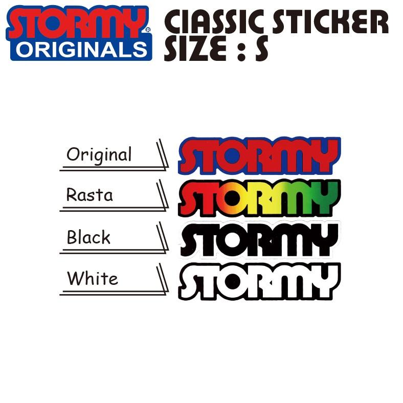 STORMY　Original Classic Sticker Size S(ストーミー オリジナル ステッカー Sサイズ)｜stormy-japan