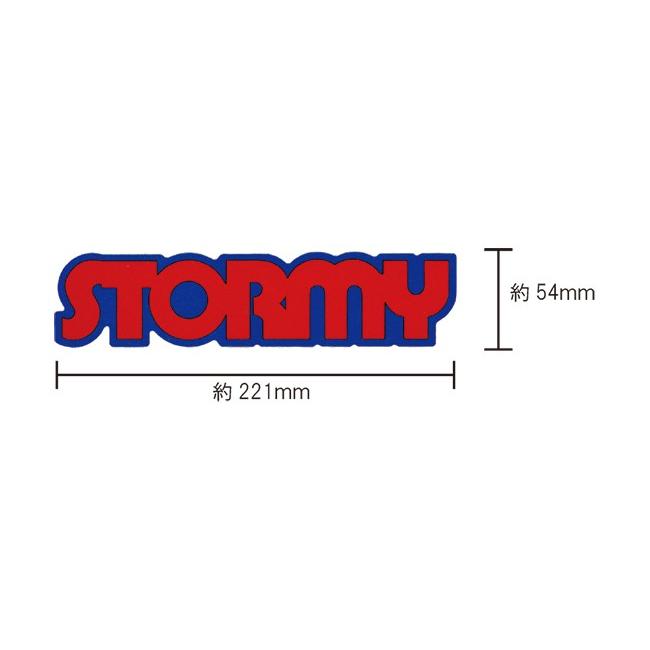 STORMY　Original Classic Sticker Size XL(ストーミー オリジナル ステッカー XLサイズ)｜stormy-japan｜02