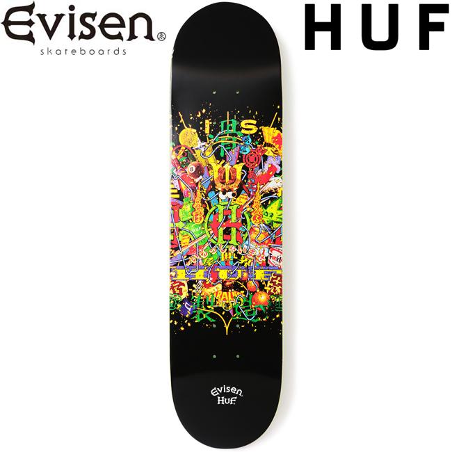 Evisen Skateboards（エビセンスケートボード） デッキ エヴィセン HUF