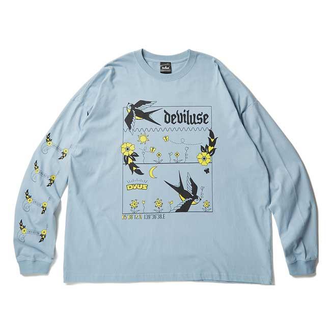 デビルユース Deviluse Duplicate L/S T-Shirts White Sand デビルユース Deviluse Duplicate L/S T-Shirts White Sand