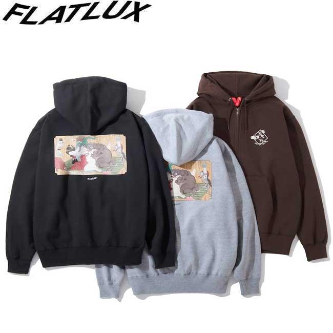 FLATLUX（フラットラックス） 再入荷！パーカー Nuranura Zip Hoodie