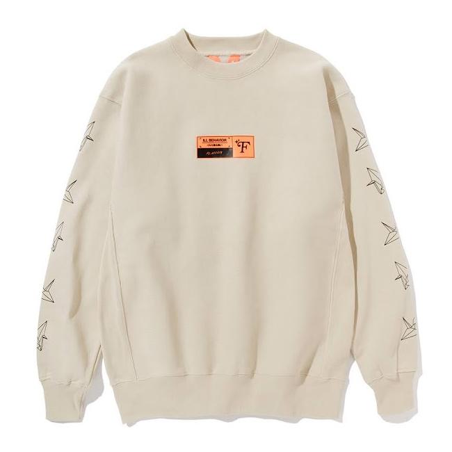 FLATLUX（フラットラックス） トレーナー Crane Crewneck Sweat Navy 