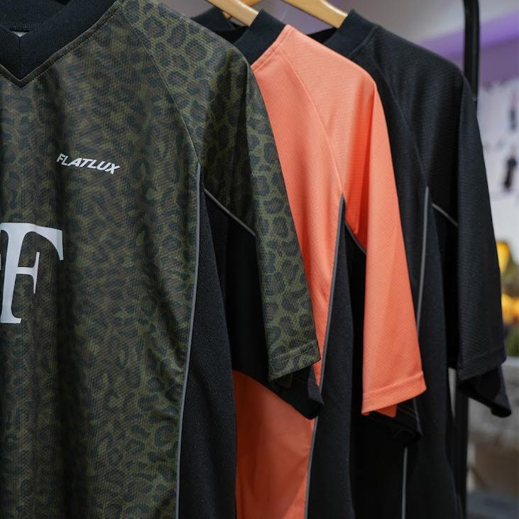 シャツ FLATLUX フラットラックス Temper FB-Shirt Black Coral