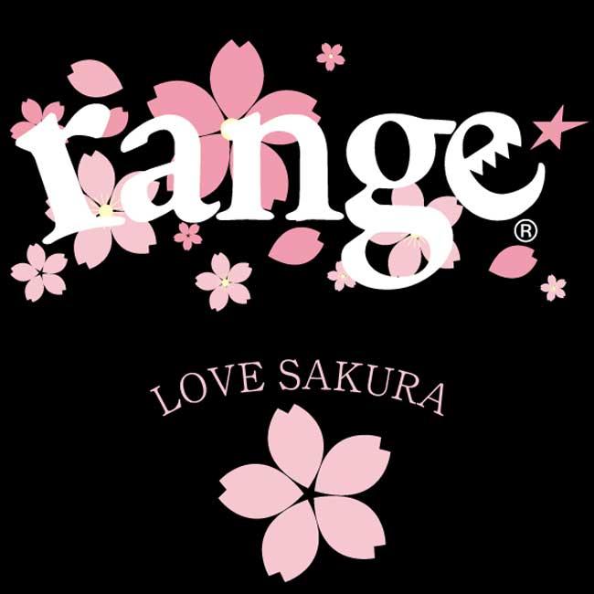 tシャツ range レンジ Love SAKURA LS TEE Black White 長袖 Tシャツ カットソー メンズ レディース｜stormy-japan｜05