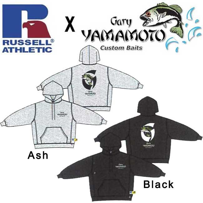 再入荷 ラッセル Russell×Gary YAMAMOTO パーカー ゲーリーヤマモト A02 Adress Sign Dri-Power Hoodie Ash Black プルオーバーフード 限定 メンズ レディース｜stormy-japan｜09