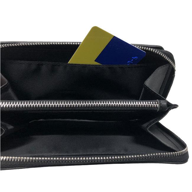 seedleSs（シードレス） ウォレット SD GENUINE LEATHER WALLET BLACK 