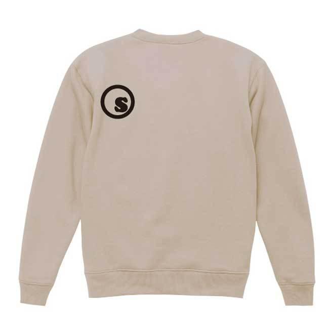 シードレス seedleSs x STORMY トレーナー seedleSs skunk 90's CREWNECK SWEAT Beige クルーネック スウェット 別注アイテム 限定｜stormy-japan｜02